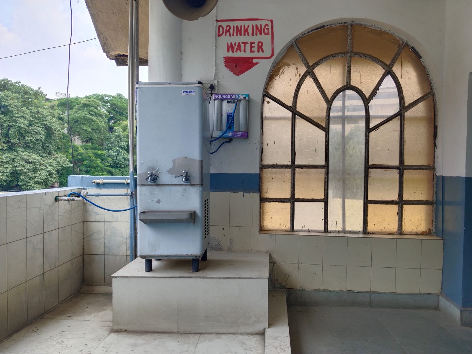 Filtered drinking water facility at Rajeev Gandhi Higher Secondary School